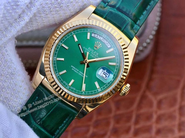 勞力士Day-Date系列手錶 Rolex最經典的系列男士皮帶腕表  gjs1850